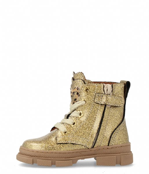 Develab  Girls Mid Boot Laces Gold (359)