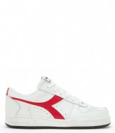 Diadora Magic Basket Low Icona Bianco Peperoncino Rosso (C5934)