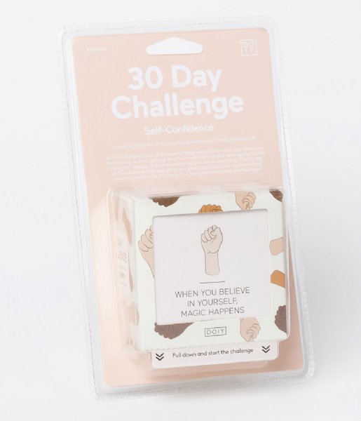 DOIY  30 Days Self Confidence Challenge English white