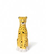 DOIY Vase Cheetah Yellow
