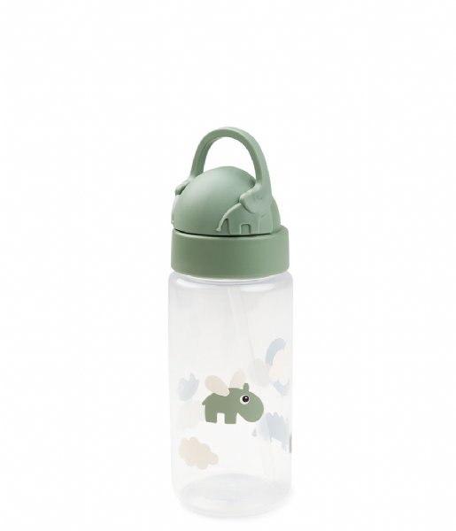 Done by Deer  Straw Bottle Happy Clouds Clouds Green