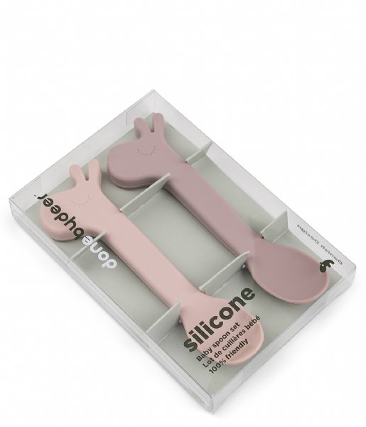Done by Deer  Silicone spoon 2-pack Lalee Powder