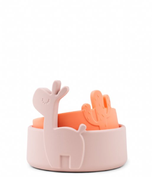 Done by Deer  Silicone Bowl Set 2 Pcs Lalee Lalee Powder Coral