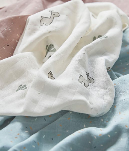 Done by Deer  Swaddle 2-pack GOTS Lalee Sand