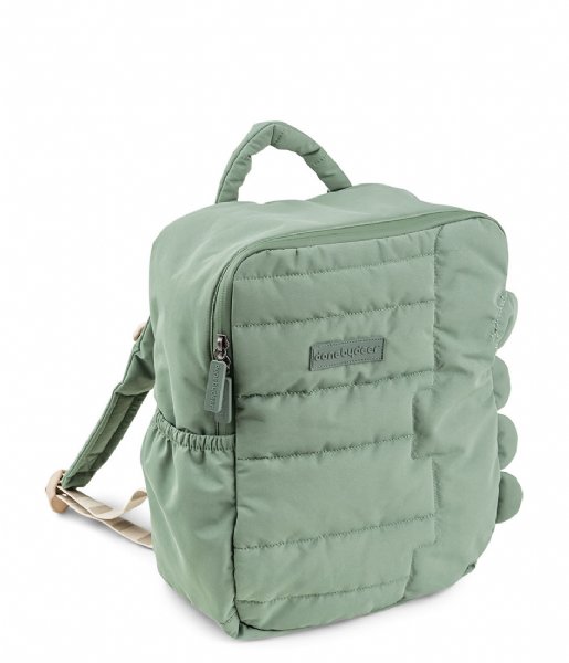 Done by Deer  Quilted Kids Backpack Croco Croco Green