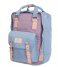 Doughnut  Macaroon Backpack Lilac x light blue (7458)