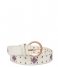 Fabienne Chapot  Treboli Studded Belt Cream White/Lovender (1003-8309-FLS)