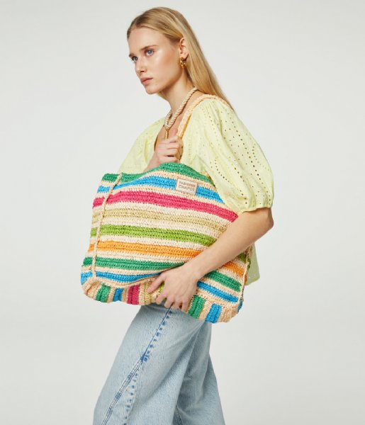 Fabienne Chapot  Naomi Tote Bag Multi Stripe (0044)