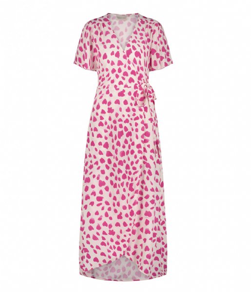 Fabienne Chapot  Archana Butterfly Dress Cream White/Hot Pink (0043)