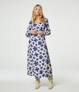 Fabienne Chapot Nia Dress Cream White/Blue Nig (0021)