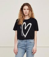 Fabienne Chapot Bernard Heart T-Shirt Black (9001-UNI)