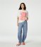 Fabienne Chapot  Fay Bloom Pink T-shirt Cream White/Pink (0053)