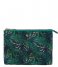 Fabienne Chapot  Make Up Bag Canvas basil green/turqoise