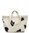 Fabienne Chapot Handtas Winnie Heart Bag Cream White/Black (1003-9001-GET)