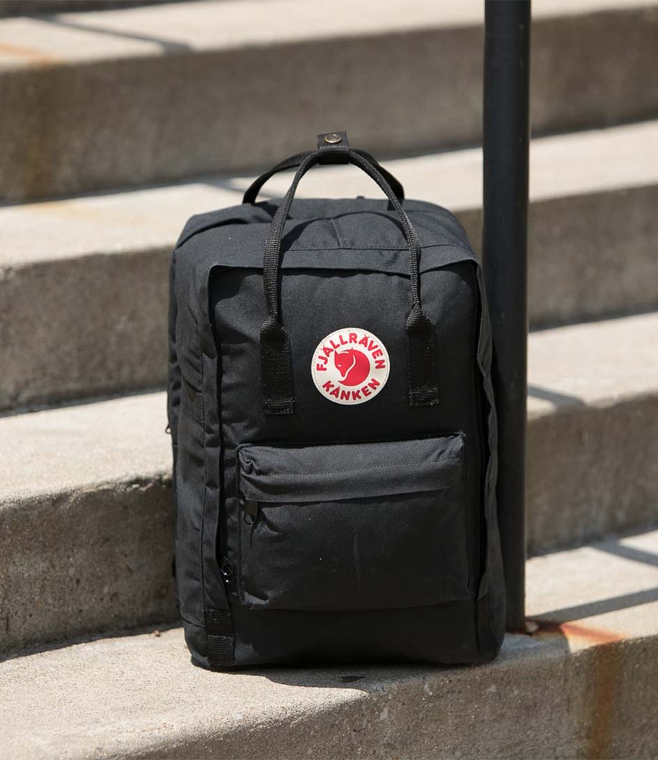 Fjallraven Schooltas Kanken 17 inch Laptop black (550) The Little