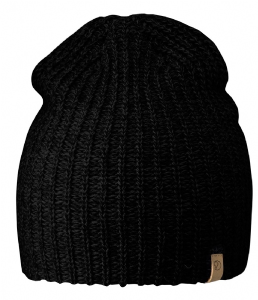Fjallraven Muts Övik Melange Beanie black (550) Fjallraven Muts Övik Melange Beanie black (550)