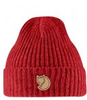 Fjallraven Mutsen Kids Rib Beanie Rood fjallraven kopen in de aanbieding