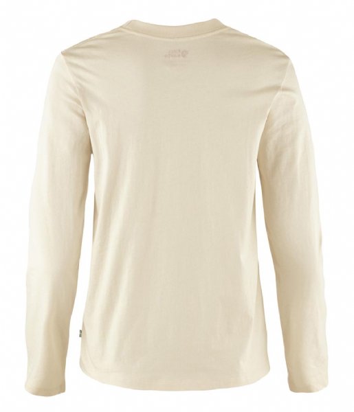 Fjallraven  1960 Logo T-shirt Long Sleeve W Chalk White (113)
