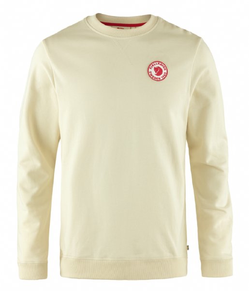 Fjallraven  1960 Logo Badge Sweater M Chalk White (113)