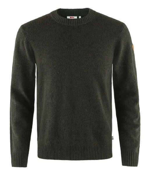 Fjallraven  Ovik Round-Neck Sweater M Dark Olive (633)