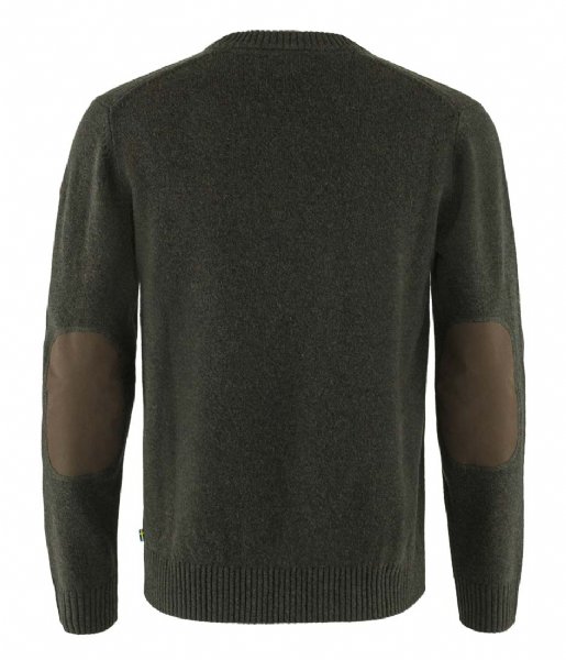 Fjallraven  Ovik Round-Neck Sweater M Dark Olive (633)