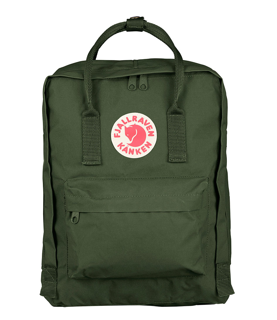 Fjallraven School bags Kanken forest green The Green Bag