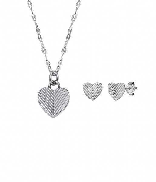 Fossil  Heart To Heart Silver colored