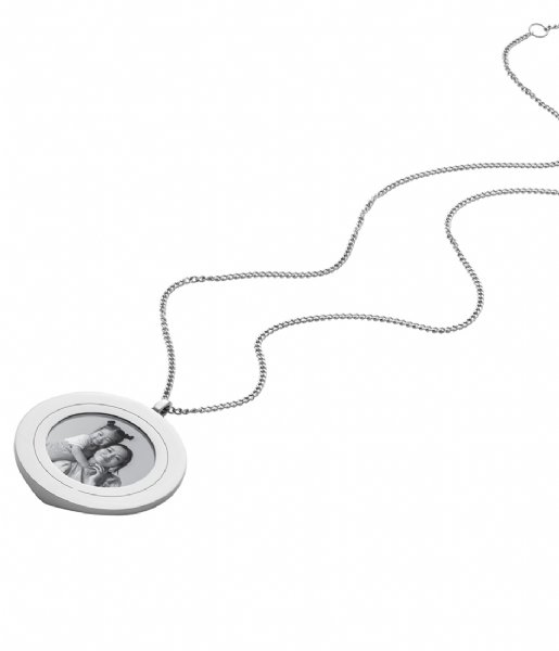 Fossil  Locket Collection Silver colored