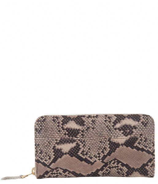 Fred Wallet pitone vero rose Fred de la Bretoniere The Little Green Bag