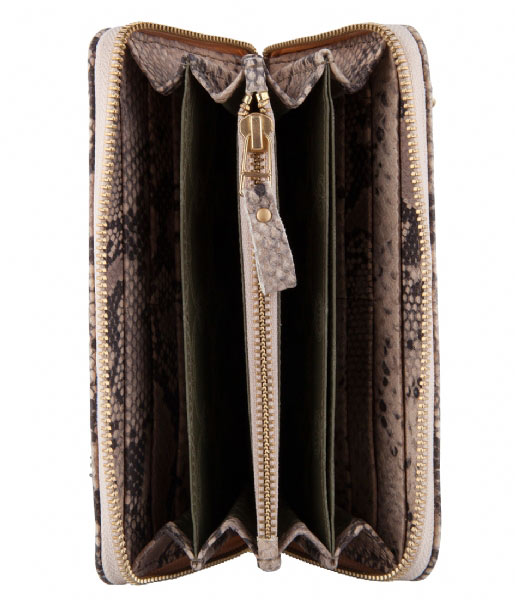 Fred Wallet pitone vero rose Fred de la Bretoniere The Little Green Bag