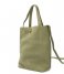 Fred de la Bretoniere  Shoppingbag M Suede Light Green (7194)