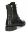 Fred de la Bretoniere  Ankle Boot Lace Up Zipper Outside 3 cm black