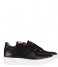 Fred de la Bretoniere  Sneaker Shiny Printed Leather black