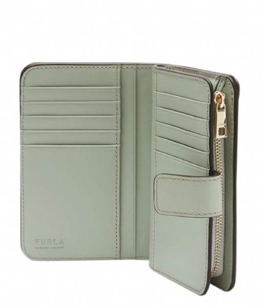 Furla  Camelia Medium Compact Wallet Felce (FEL00)