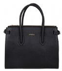 Furla Handtassen Pin Small Tote Zwart furla kopen in de aanbieding