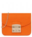 Furla Handtassen Metropolis Mini Crossbody Oranje furla kopen in de aanbieding