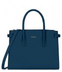 Furla Handtassen Pin Small Tote Ew Blauw furla kopen in de aanbieding