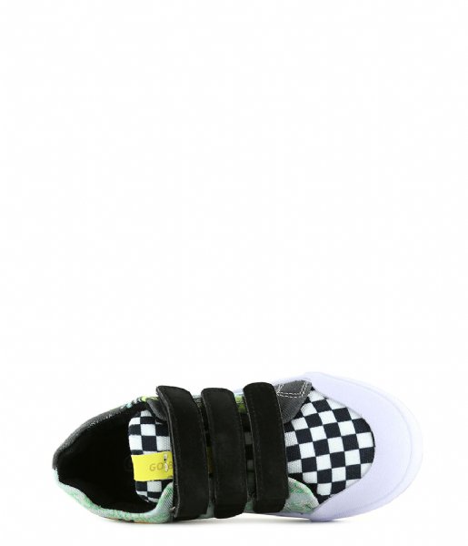 Go Bananas  Snake Velcrow Sneakers Grey Green Black