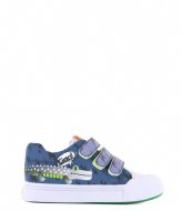 Go Bananas Croco Velcrow Sneakers Blue Beige