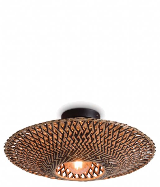 GOOD&MOJO Lampa wisząca Ceiling Lamp Bali Bamboo S Natural/Black (BALI/C/4412/BN)