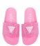 Guess  Beach Slippers Strass Jelly Pink (G6N3)