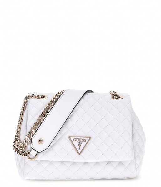 Guess  Rianee Quilt Cnvrtble Xbdy Flp White (Whi)