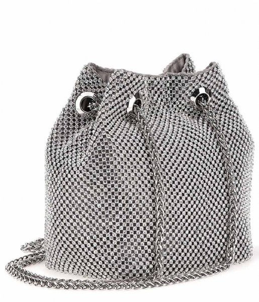 Guess  Lua Pouch Silver colored (SIL)