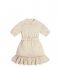 Guess  Gmt Dye Tencel Short Sleeve Dress Pearl Oyster (G1M5)