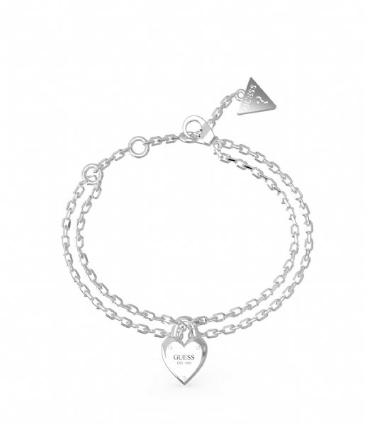 Guess  All You Need Is Love JUBB04211JWRHS Silver colored