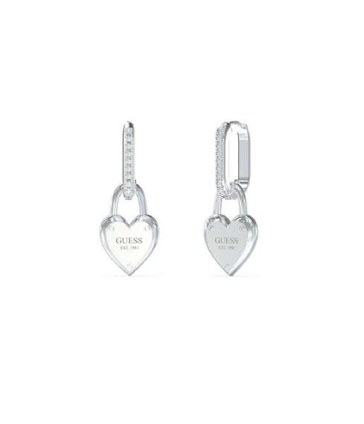 Guess  All You Need Is Love JUBE04213JWRHT-U Silver colored