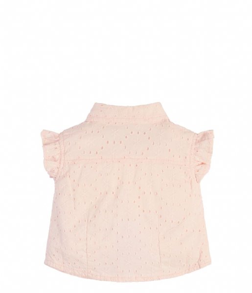 Guess  Gmt Dye Sangallo Short Sleeve Shirt Elegant Pink (G63Q)
