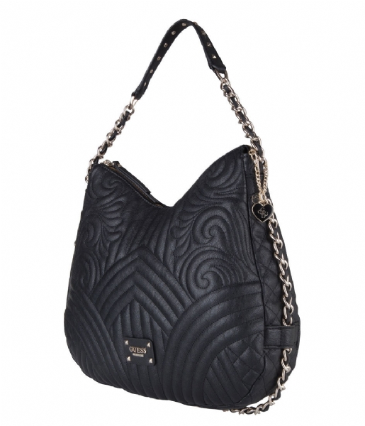 Quilting Rose Hobo black Guess The Little Green Bag
