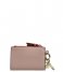 Guess  Card Case Top Zip Keychain Nude