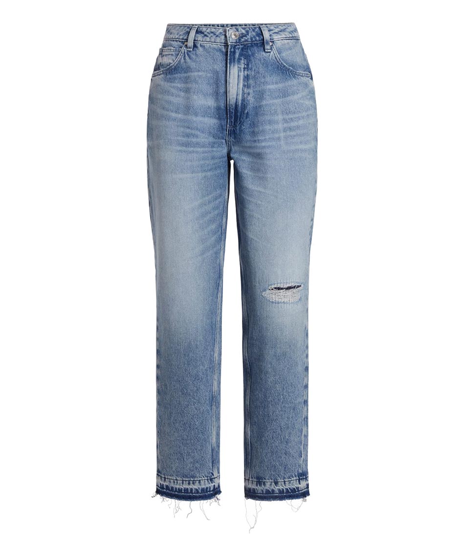 Guess Straight Jeans Blauw Dames online kopen